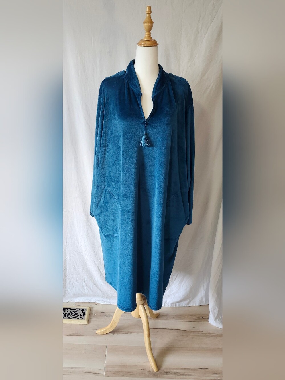 Silverts Adaptable Clothing Plush Teal Tunic